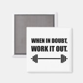 Wanneer het in twijfel getrokken werkt het uit magneet (Voorkant / Achterkant)