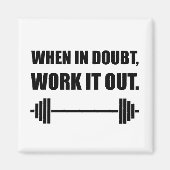 Wanneer het in twijfel getrokken werkt het uit magneet (Voorkant)