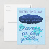 Wanneer het inspiratie opwekt, citaat aanmoediging briefkaart (Voorkant / Achterkant)