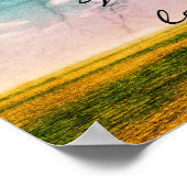 Wanneer het (inspirerend) douaneposter regent poster (Hoek)