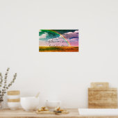 Wanneer het (inspirerend) douaneposter regent poster (Keuken)