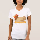 Wanneer het leggen op eieren Vrouwen T-shirt (Voorkant)