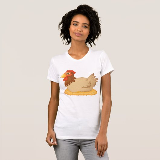 Wanneer het leggen op eieren Vrouwen T-shirt (Voorkant volledig)