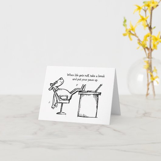 Wanneer het leven het roer krijgt kaart (Gele Bloem)