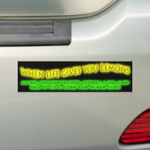 Wanneer het leven je Bumpersticker geeft (Op auto)