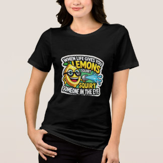 Wanneer het leven je citroen geeft, spuit je ieman Tri-Blend shirt