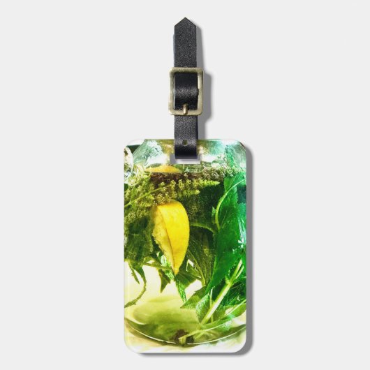 Wanneer het leven je citroenen bagagelabel geeft (Voorkant verticaal)