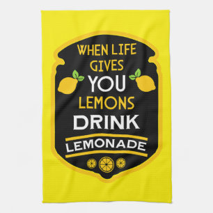 Wanneer het leven je citroenen geeft, Drink limona Theedoek