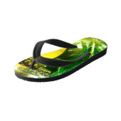 Wanneer het leven je citroenen geeft kinder teenslippers (Schuin)