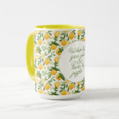 Wanneer het leven je citroenen geeft, leer jongler mok (Voorkant links)