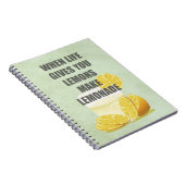 Wanneer het leven je citroenen geeft, maak limonad notitieboek (Rechterzijde)