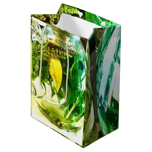 Wanneer het leven je citroenen geeft medium cadeauzakje (Voorkant Gekanteld)