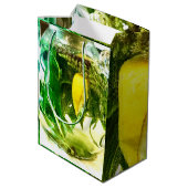 Wanneer het leven je citroenen geeft medium cadeauzakje (Achterkant Gekanteld)