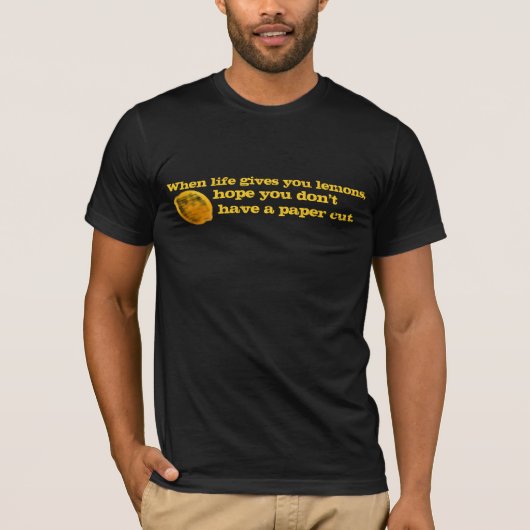 Wanneer het leven je citroenen geeft, t-shirt (Voorkant)