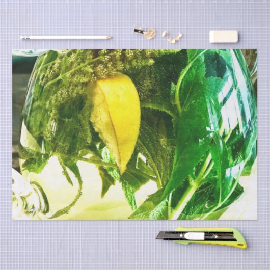 Wanneer het leven je citroenen geeft tissuepapier (Craft)