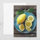 Wanneer het leven je citroenen geeft | Waterverf F (Voorkant / Achterkant)