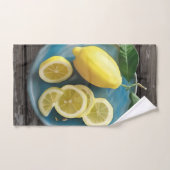 Wanneer het leven je citroenen geeft | Waterverf F Handdoek (Handdoek)