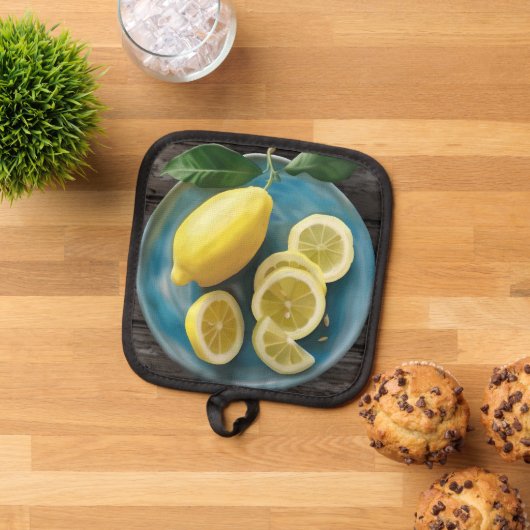 Wanneer het leven je citroenen geeft | Waterverf F Pannenlap (Top down)