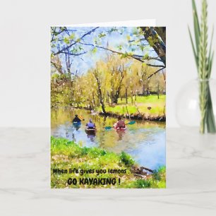 Wanneer het leven je citroenen-Go Kayaking geeft! Kaart