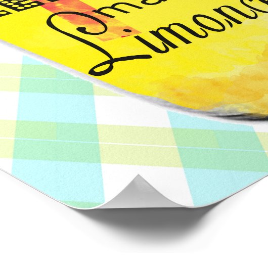 Wanneer het leven je citroenen poster geeft (Hoek)