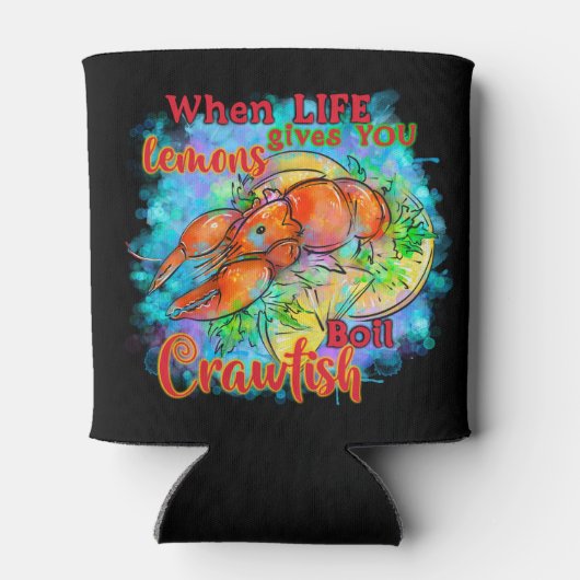 Wanneer het leven je citroenkoek geeft Crawfish Ko Blikjeskoeler (Achterkant)