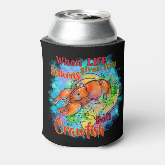 Wanneer het leven je citroenkoek geeft Crawfish Ko Blikjeskoeler (Blikje Achterkant)