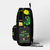 Wanneer het leven je een grappige prijsopgave geef bedrukte rugzak (Rechts)