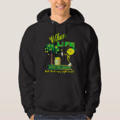 Wanneer het leven je een grappige prijsopgave geef hoodie (Voorkant)