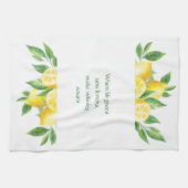 Wanneer het leven je een keukenhanddoek geeft (Horizontaal)