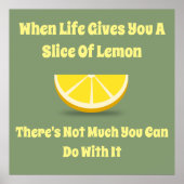 Wanneer het leven je een luidop geeft poster (Voorkant)