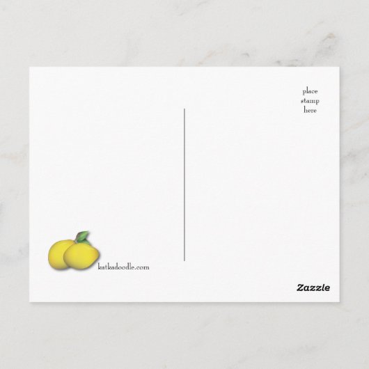 Wanneer het leven je handen geeft, maken emons lim briefkaart (Achterkant)