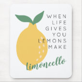 Wanneer het leven je leemons geeft, maak je Limonc Muismat (Voorkant)