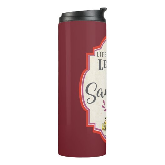 Wanneer het leven je leemons geeft thermosbeker (Gedraaid links)