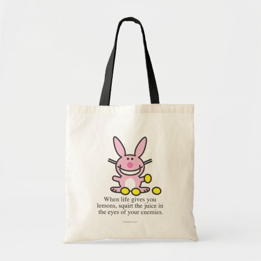 Wanneer het leven je leemons geeft tote bag (Voorkant)