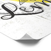 "Wanneer het leven je leemten geeft, limonade make Poster (Hoek)