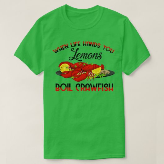 Wanneer het leven je Lemons boort, kruipt BBQ part T-shirt (Design voorkant)