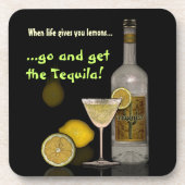 Wanneer het leven je Lemons geeft Drankjes Onderzetter (Voorkant)