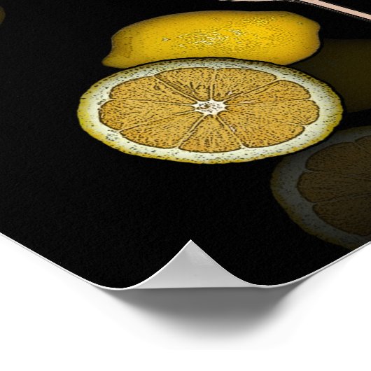 Wanneer het leven je Lemons geeft Poster (Hoek)