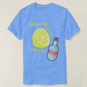 Wanneer het leven je Lemons geeft, voeg dan wodka  T-shirt (Design voorkant)