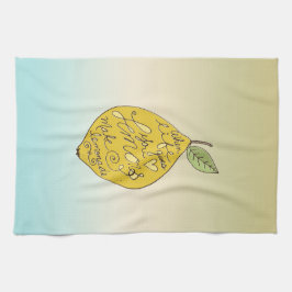 Wanneer het leven je Lemons Ombre geeft     Theedoek