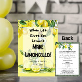 Wanneer het leven je Limoncello Elopement Kaart ge