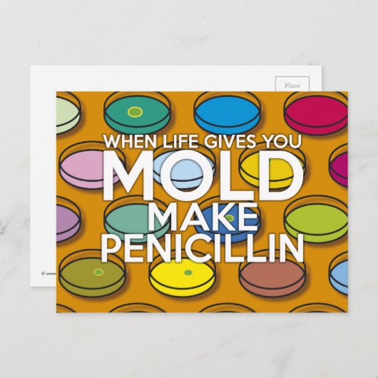 WANNEER HET LEVEN JE MOET GEVEN BRIEFKAART (Voorkant / Achterkant)