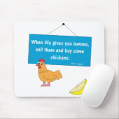 Wanneer het leven je mousepad geeft muismat (Met muis)