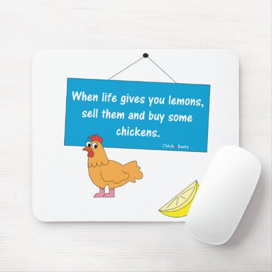 Wanneer het leven je mousepad geeft muismat (Met muis)