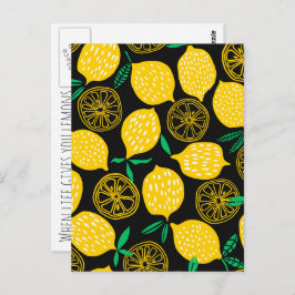 Wanneer het leven je zonnige gele luiers geeft briefkaart