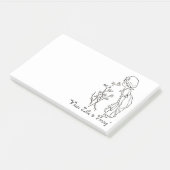 Wanneer het leven jong is 10 x 6 inch Post-it® not Notes (Schuin)