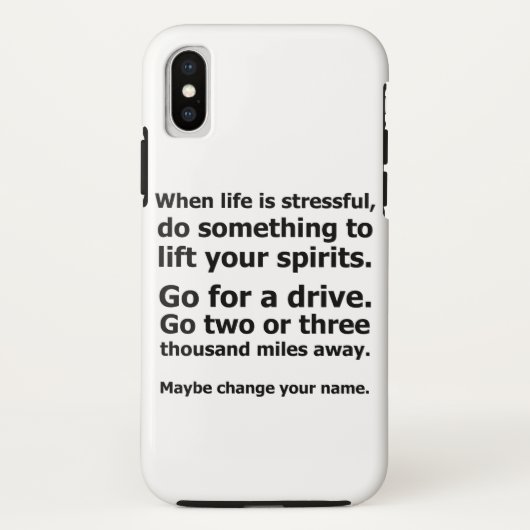 Wanneer het leven krachtig is Case-Mate iPhone case (Achterkant)