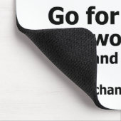 Wanneer het leven krachtig is muismat (Hoek)