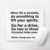 Wanneer het leven krachtig is muismat (Met muis)