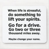 Wanneer het leven krachtig is muismat (Voorkant)